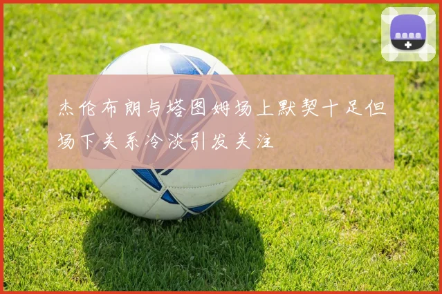 杰伦布朗与塔图姆场上默契十足但场下关系冷淡引发关注